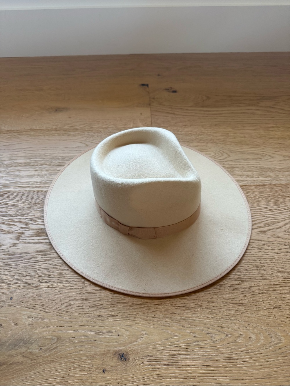 Lack Of Color Cream Rancher Wide Brim Hat
